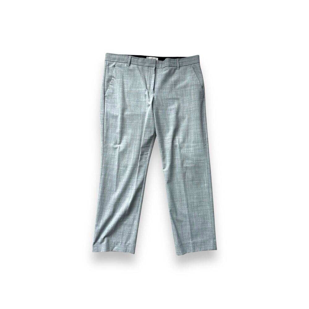 Gap True Straight Heather Gray Stretch Dress Pants Size 12A